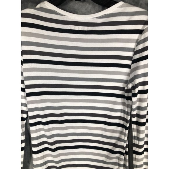 Arizona Women’s Sweater Long Sleeve Striped Size Large - Picture 10 of 10